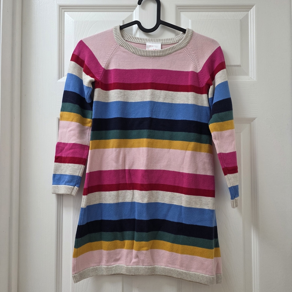 Hanna Andersson Multicolor Striped Dress